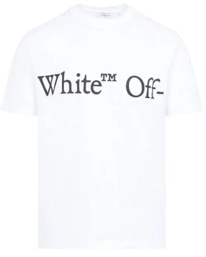 Off-White c/o Virgil Abloh "Bookish Scarf Regular" Short Sleeves Tee - White