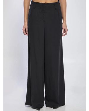 FEDERICA TOSI Wide-Leg Trousers - Black