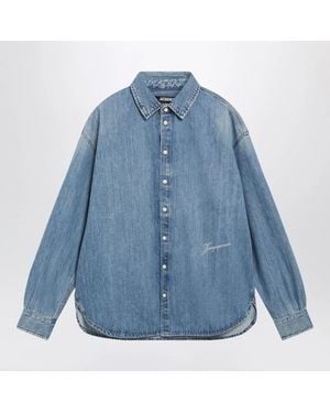 Jacquemus Simon De-Nîmes Denim Shirt - Blue