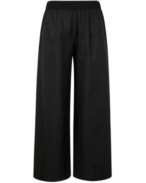 Maria Calderara Cotton Trousers - Black