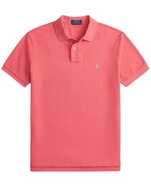Ralph Lauren Sky Button Front Polo - Pink