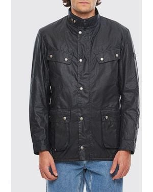 Barbour Duke Waxed Cotton Jacket - Gray