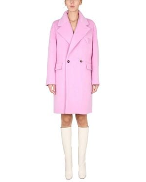 Bottega Veneta Doubleface Coat - Pink
