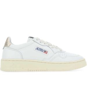 Autry Medalist Low Wom Ll06 Leat/Leat Wht - White