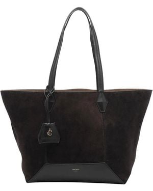 Jimmy Choo Coffe Diamond Tote Bag - Black