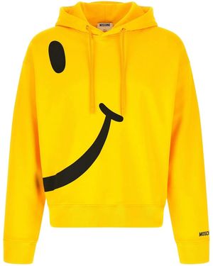 Moschino 'Smiley' Hoodie - Yellow