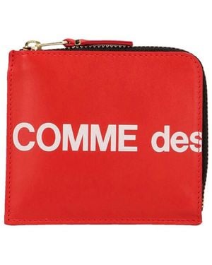 Comme des Garçons Wallet 'Huge Logo' Wallet - Red
