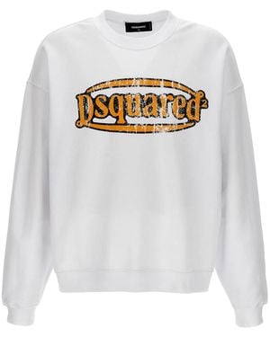DSquared² Logo Sweatshirt - White