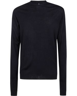 MD75 Wool Crew Neck Jumper - Blue