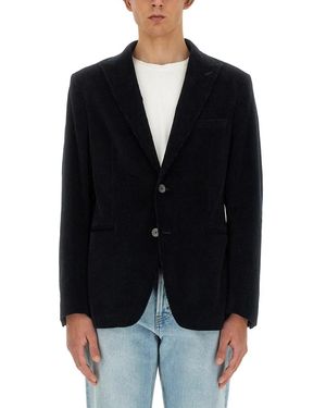 Tonello Single-Breasted Jacket - Black