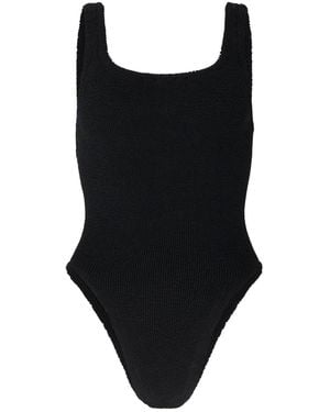 Hunza G Costume Intero Square Neck Swim - Black