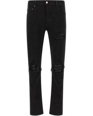 Amiri 'Mx1' Jeans With Distressed Details - Black