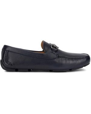 Ferragamo Moccasins Gancini Ornament Driver - Black