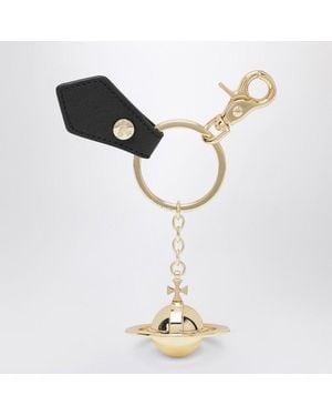 Vivienne Westwood Metal 3D Orb Keyring - Metallic