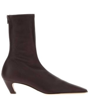 KHAITE Arizona Ankle Boot 40 - Brown