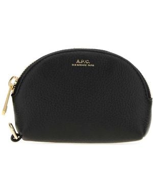 A.P.C. Le Porte-Monnaie Neige - Black