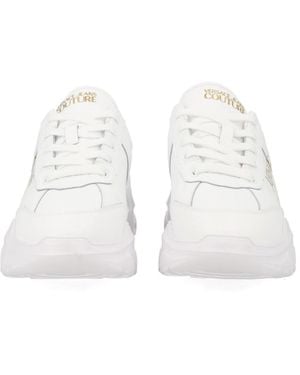 Versace Jeans Couture Leather Sneakers - White