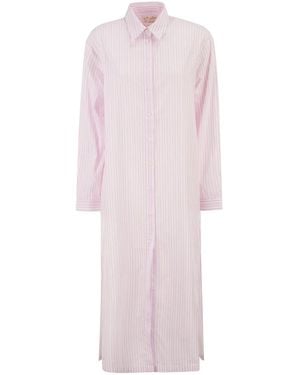 MC2 Saint Barth Long 'Shirtdress' Shirt - Pink