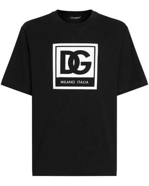 Dolce & Gabbana T-Shirt M/Corta Giro in Black for Men | Lyst