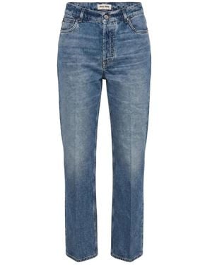 Miu Miu Pantalone Denim - Blue