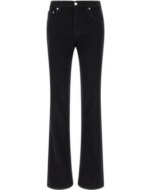 Haikure Cotton Flared Jeans - Black