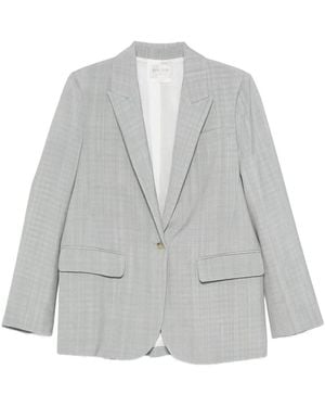 forte_forte Viscose Hopsack Jacket - Grey