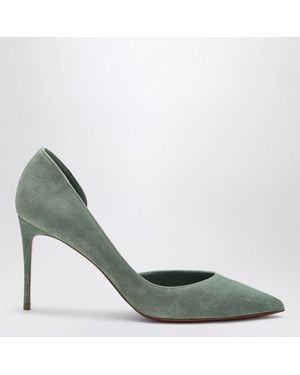 Christian Louboutin Manuka Colored Suede Kate Pumps - Green