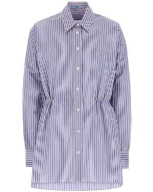 Prada Regular Stripes Shirt - Purple
