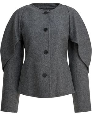 R2W Wool Nylon Cashmere Lycra Jacket - Gray