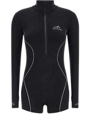 Balenciaga 'Techwear' Bodysuit - Black