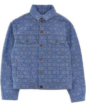 Moschino 'Logo' Denim Jacket - Blue