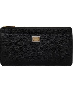 Dolce & Gabbana Dolce & Gabbana Leather Wallet - Black