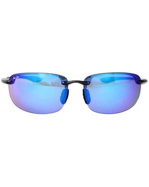 Maui Jim Smoke Metal Sunglasses - Blue