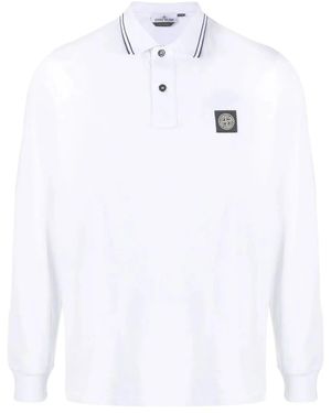 Stone Island Ls Polo - White