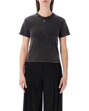 OTTOLINGER Pierced Fitted T-Shirt - Black