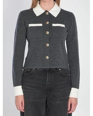 Self-Portrait Wool Jumper - Black
