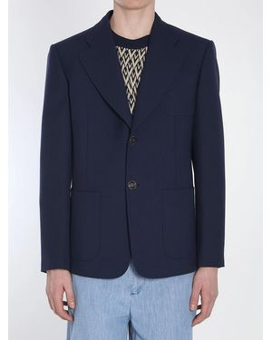 Valentino Garavani Single-Breasted Jacket - Blue