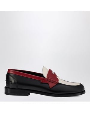Christian Louboutin New Penny/ Leather Loafers - Red