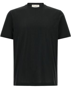 LARMERI STUDIO Cotton T-Shirt - Black