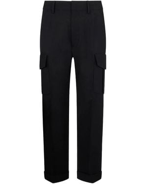DSquared² Virgin Wool Elastane Pants - Black