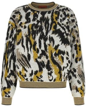 Missoni Animalier Motif Sweater - Black