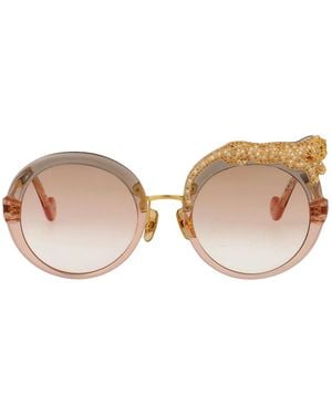 Anna Karin Karlsson Tobacco Acetate Sunglasses - Natural