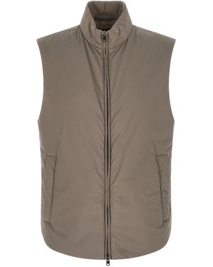 Herno 'Ecoage' Vest - Brown
