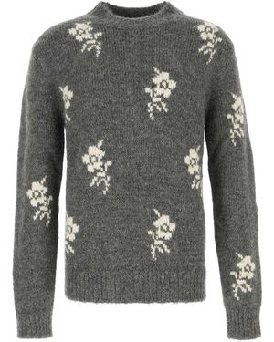 Jil Sander Sweater Crewneck Long Sleeves - Gray