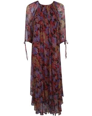 RIXO London "Hayden" Dress - Purple