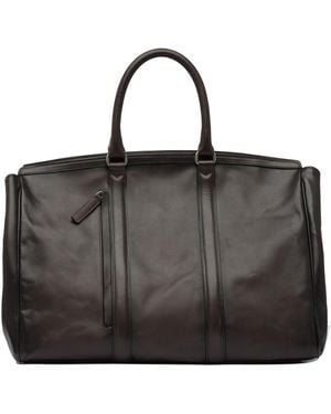 Officine Creative Leather Shoulder Bag - Black