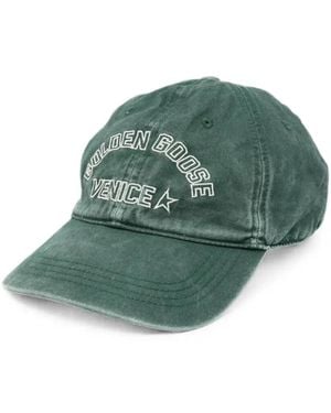 Golden Goose Logo Baseball Cap - Green