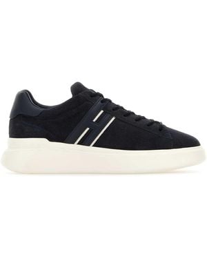 Hogan Suede H580 Sneakers - Black