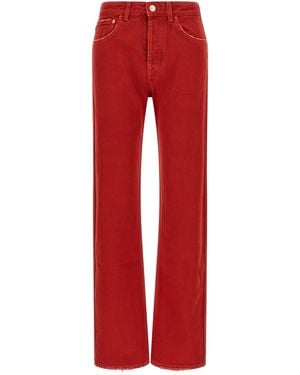 Isabel Marant Regular 'Daya' Jeans - Red