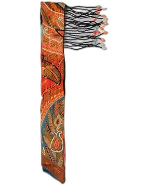 Etro Paisley Print Silk Foulard - Multicolor